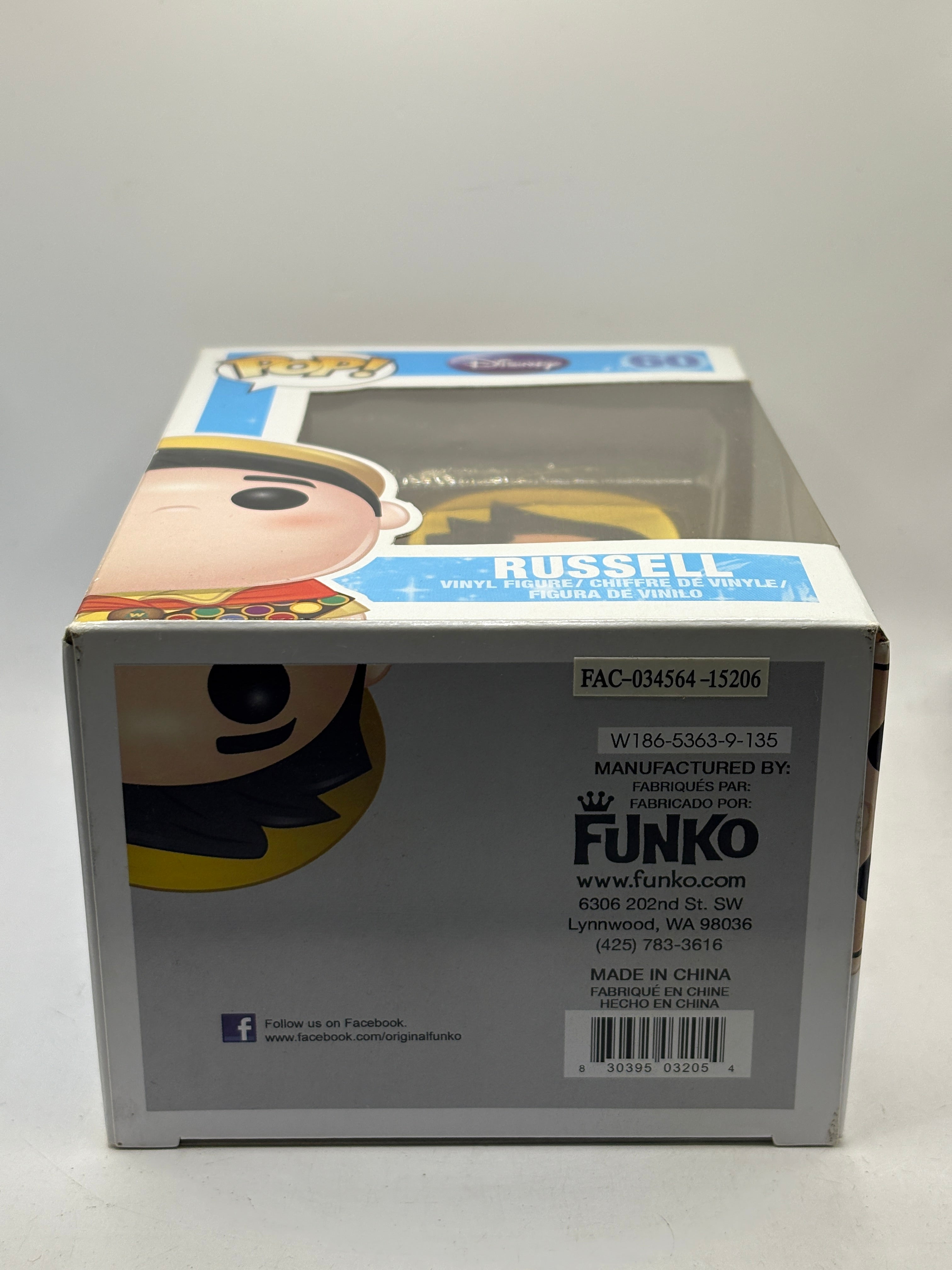 Funko POP! Disney UP #60 Russell Vinyl Figure FRENLY BRICKS - Open 7 Days